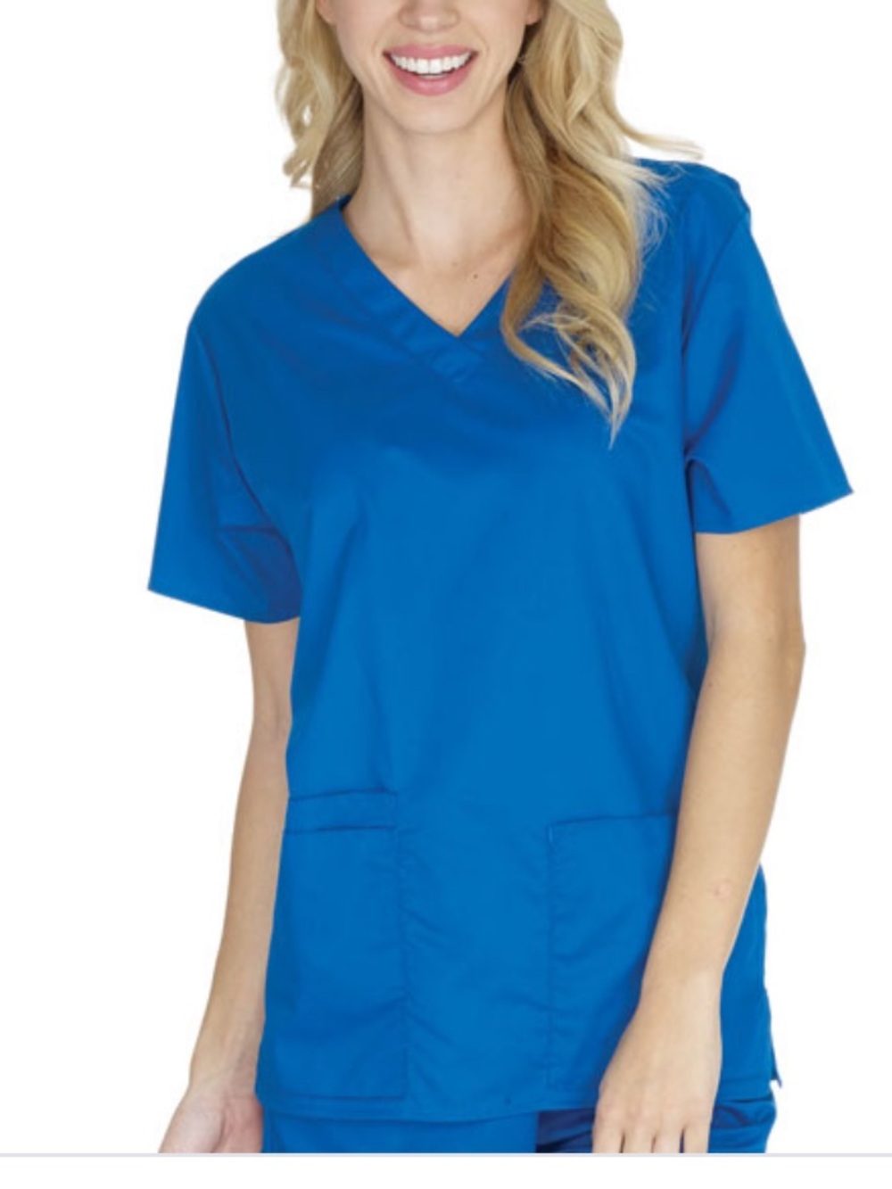 WonderWink Royal Blue V-Neck Medical Tunic
